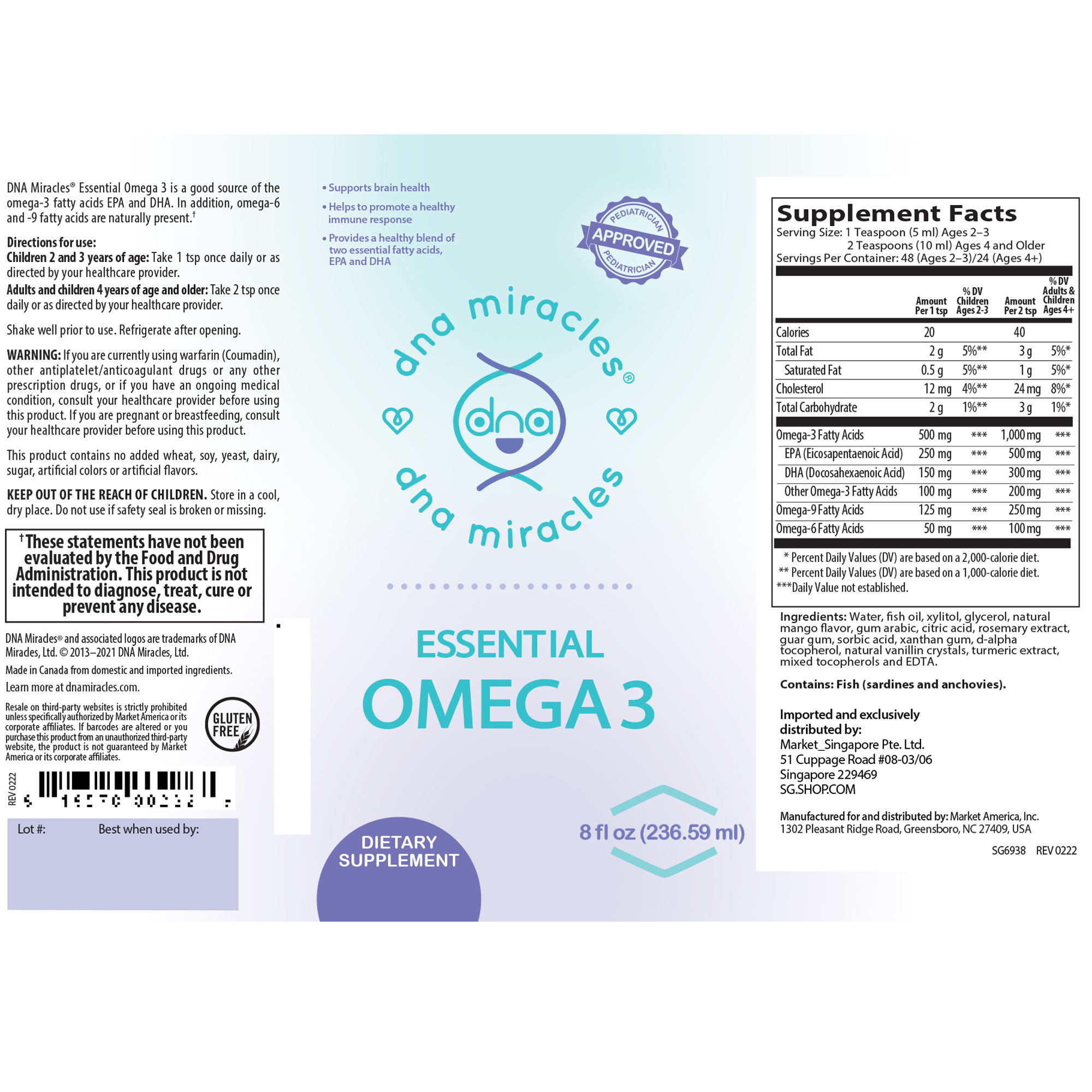 DNA Miracles&#174; Essential Omega 3 alternate image