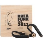 Kreafunk bGEM Bluetooth Wireless In-Ear Headphones - Black/Gold Kreafunk bGEM Bluetooth Wireless In-Ear Headphones - Black/Gold