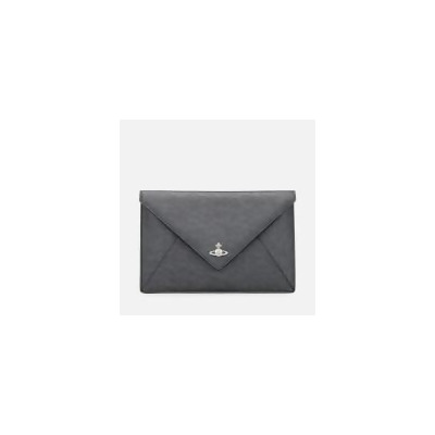 vivienne westwood envelope clutch silver