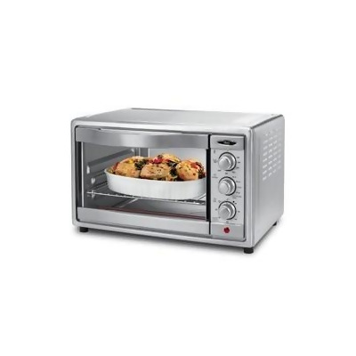 Jarden Oster Countertop 6 Slice Toaster Convection Oven Brushed