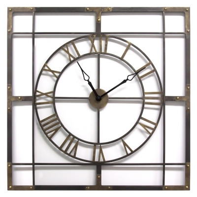 Antique Black Large Industrial Wall Clock From Shop Com Marketplace At Shop Com