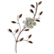 Stratton Home Decor Layered White Flower Wall Decor From Shop Com