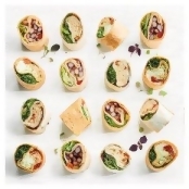 Tortilla Wrap Platter - vegetarian Tortilla Wrap Platter - vegetarian