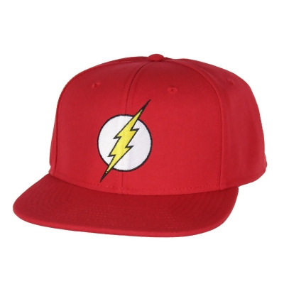 DC Comics The Flash Licensed Embroidered Logo Snapback Cap Hat 