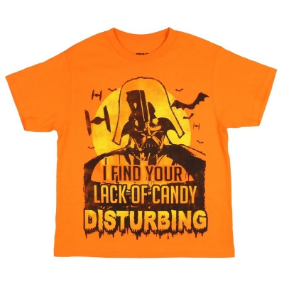 Star Wars Boys' Darth Vader I Find Your Lack Of Candy Disturbing T-Shirt 
