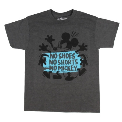 Disney Mickey Mouse Boys' No Shoes No Shorts No Mickey T-Shirt 