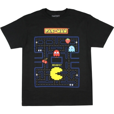 Pac-Man Boy's Game Action Graphic Print T-Shirt 
