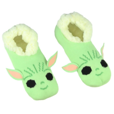 Star Wars The Mandalorian Baby Yoda Women's Slipper Socks No-Slip Sole For Women 