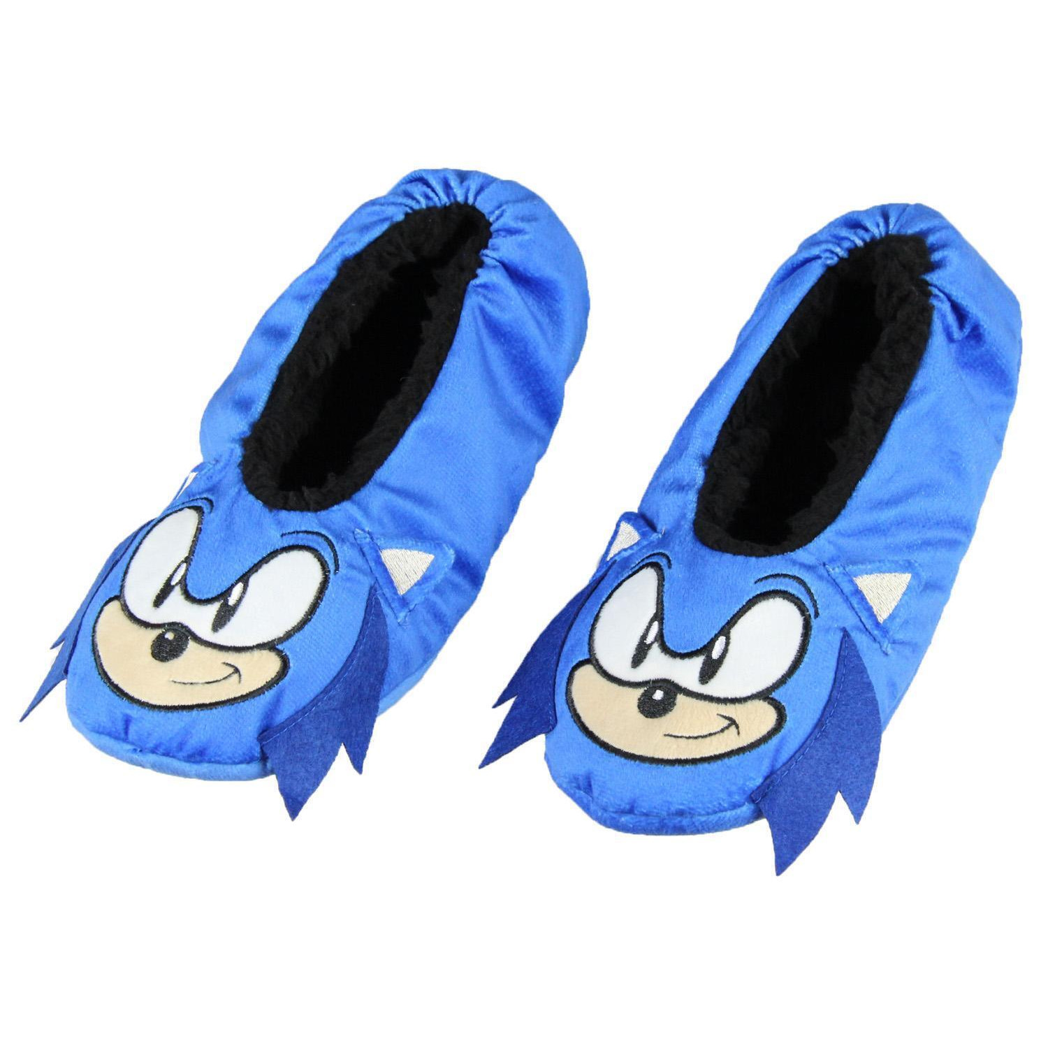 Sonic The Hedgehog Slippers 3D Character Slipper Socks with No-Slip Sole For Women Men