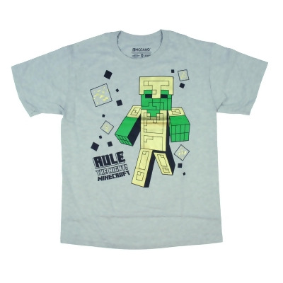 Minecraft Shirt Rule The Night Golden Armor Creeper Boys T-shirt 