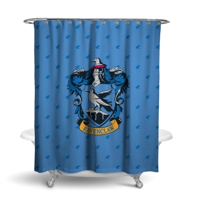 Harry Potter Ravenclaw Shower Curtain House Bathroom Decor with Hook Rings 
