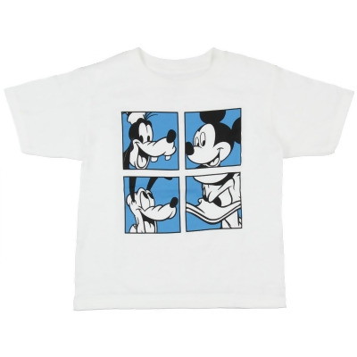 Disney Mickey Mouse Shirt Toddler Boys' Mickey and Friends Squares T-Shirt 