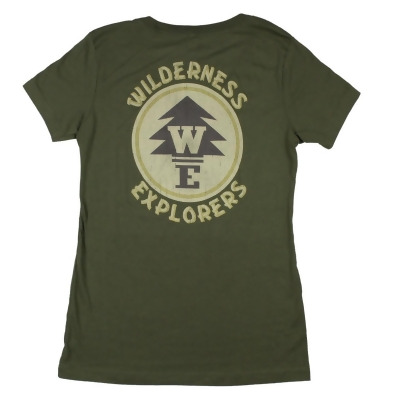 Disney UP Juniors Wilderness Explorer Girls V-Neck T-Shirt 