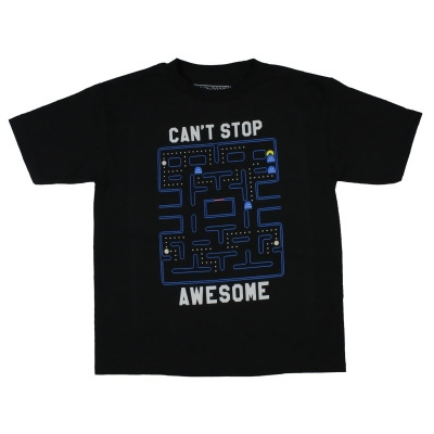 Pac-Man Boy's Can't Stop Awesome Graphic Print T-Shirt 