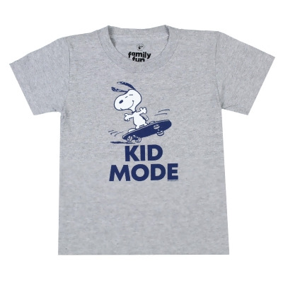 Peanuts Toddler Boys' Snoopy Kid Mode Skateboarding Graphic T-Shirt 