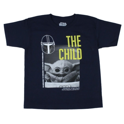 Star Wars Boy's The Mandalorian The Child Series Design T-Shirt 