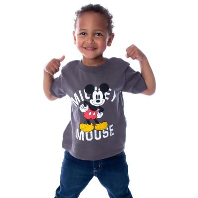 Disney Mickey Mouse Boy's Hands On Hips Stance T-Shirt (Big Boys, Large) 