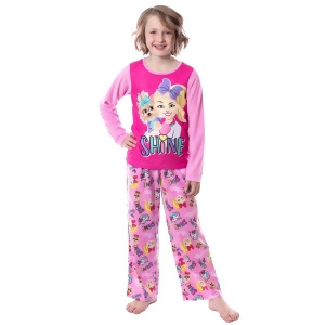 UPC 000716763138 product image for Nickelodeon Jojo Siwa Girls' Jojo and BowBow Shine 2 Piece Pajama Pant Set - 4 | upcitemdb.com