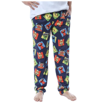 Sesame Street Men's Cookie Monster Elmo Big Bird Oscar The Grouch Pajama Pants 