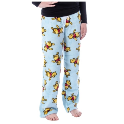 Disney Women's Winnie The Pooh Sketch Toss Print Loungewear Pajama Pants 