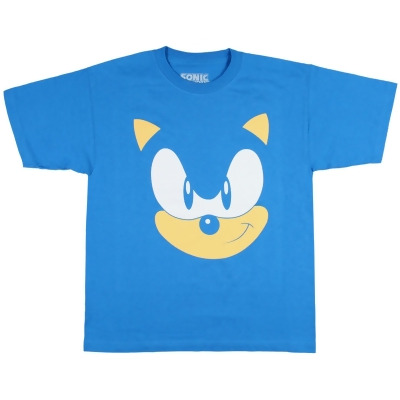 Sonic The Hedgehog Boys' Speedster Big Face Graphic Print T-Shirt 