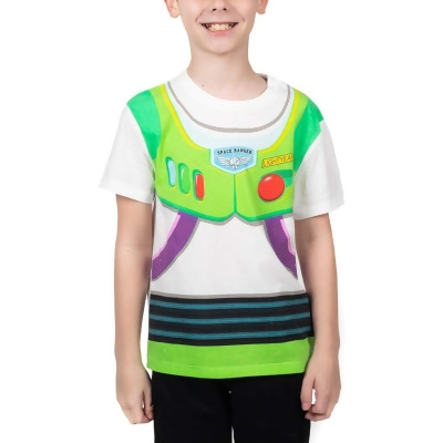 Disney Toy Story Boys' Buzz Lightyear Space Ranger Cosplay T-Shirt 