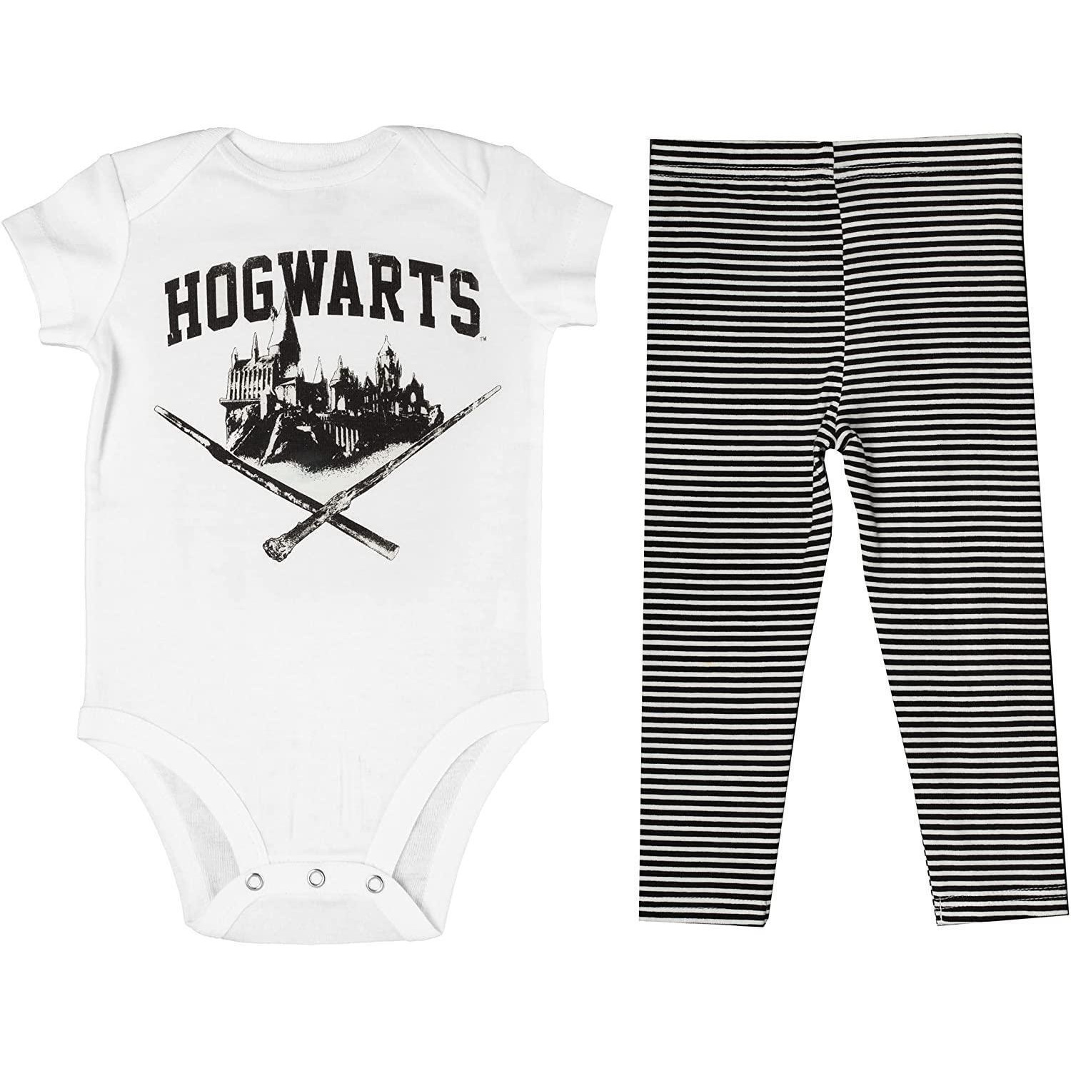 Harry Potter Baby Infant Hogwarts Legging Body Suit Combo Gift Set