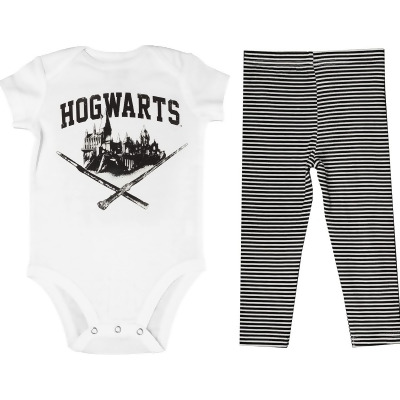 Harry Potter Baby Infant Hogwarts Legging Body Suit Combo Gift Set 