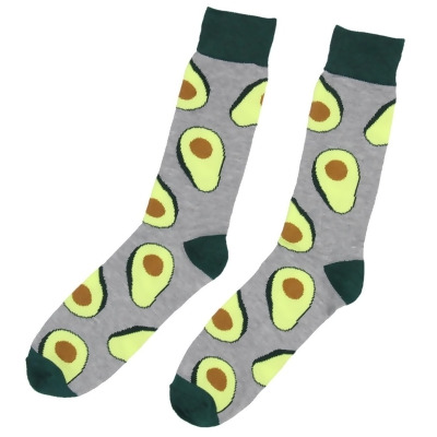 Bioworld Men's Put Some Fun On Your Feet Avocado Allover Print Socks 