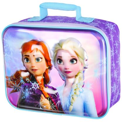 Frozen Elsa Insulated Lunch Bag Disney Girls Princess Snowflakes