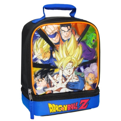 Dragon Ball Z Lunch Box Dual Compartment Insulated Lunch Bag Tote 