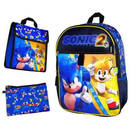 Sonic the Hedgehog 2 Fast 2 Cool Dual Compartment Insulated Lunch Box Blue