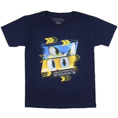 Sonic The Hedgehog 2 Boys' Sonic vs Tails Design Graphic Print T-Shirt 