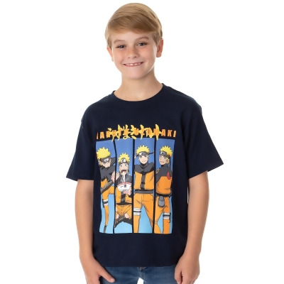 Naruto Shippuden Boys' Anime Naruto Uzumaki Character Youth Kids T-Shirt 