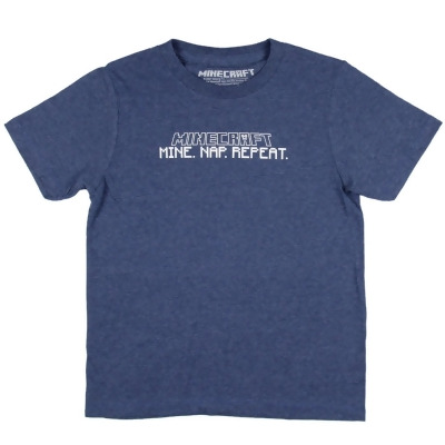 Minecraft Boys' Mine Nap Repeat Youth Kids Tee T-Shirt 