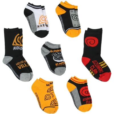 Naruto Shippuden Youth Week Of Socks Uzumaki Clan And Symbols 7 Pairs Of Socks 