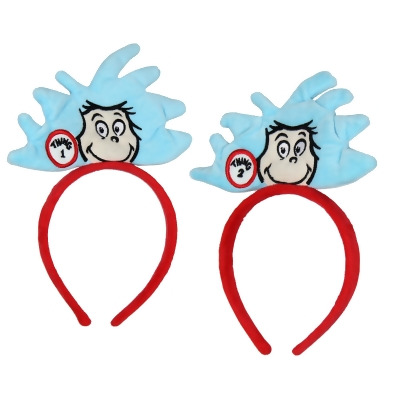 Dr. Seuss Cat In The Hat Thing 1 And Thing 2 3D Design Headbands 2 Pack 