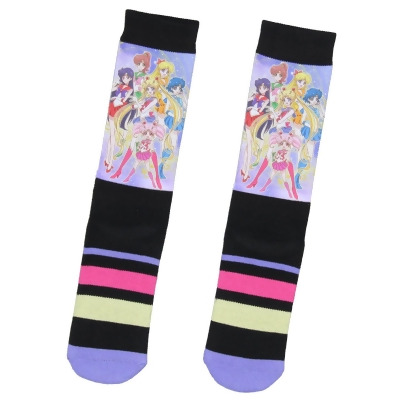 Sailor Moon Socks Anime Manga Men's Sailor Moon Crystal Athletic Crew Socks 