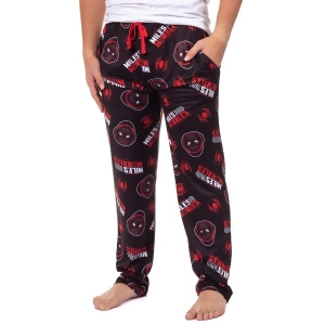 Marvel Spiderman Miles Morales Men's Allover Pattern Adult Pajama Pants
