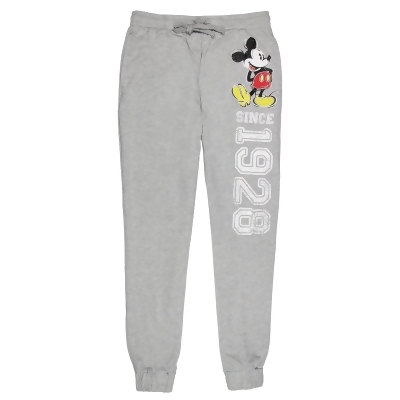 Disney Men's Mickey Mouse Distressed Since 1928 Jogger Sweatpants Pajama Pants 