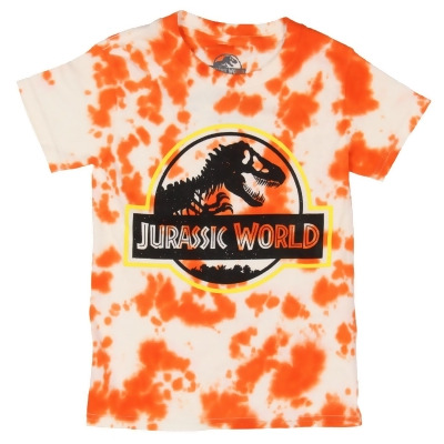 Jurassic World Little Boys' World Dominion T-Rex Skeleton Logo T-Shirt 
