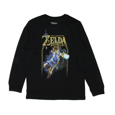 The Legend of Zelda Boys' Breath of the Wild Arch Long Sleeve Kids T-Shirt 