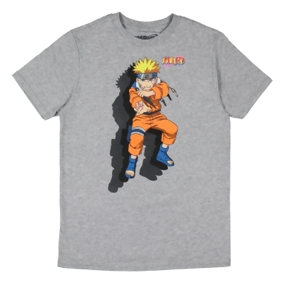 Naruto Shippuden Boys' Uzumaki Character Design Anime Manga Graphic T-Shirt 