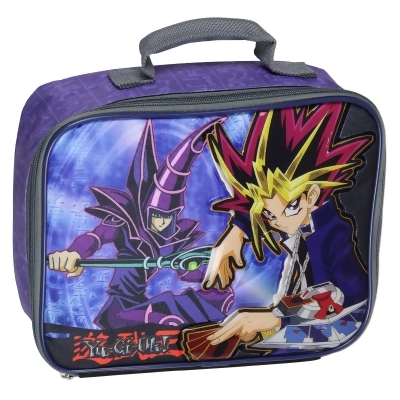 Yu-Gi-Oh Lunch Box Dark Magician insulated Lunch Bag Tote Trading Cards Holder 