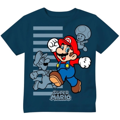 Super Mario Big Boys' Mario, Luigi, And Toad Graphic Print T-Shirt 