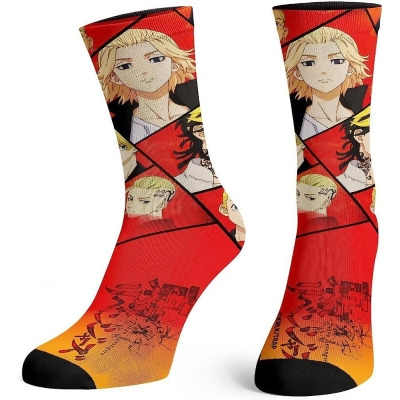 Tokyo Revengers Crew Socks For Men Women Manga Anime Sublimated Socks 