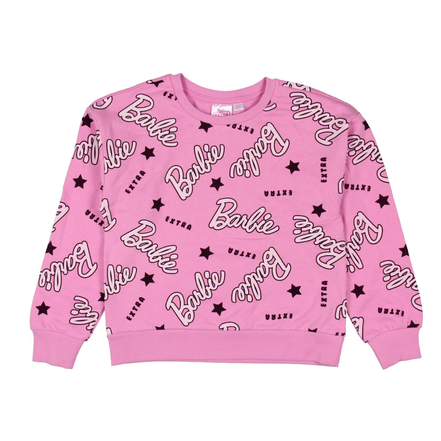 Barbie Extra Girls' Fashionista Pullover Sweatshirt