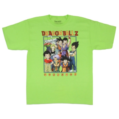 Dragon Ball Z Boys' Character Ensemble Anime Martial Arts Kids T-Shirt 