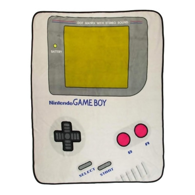 Nintendo Game Boy Handheld Game Console Fleece Throw Blanket 45
