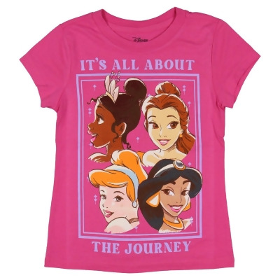 Disney Princess Girls' It's All About The Journey 4 Princess T-Shirt 